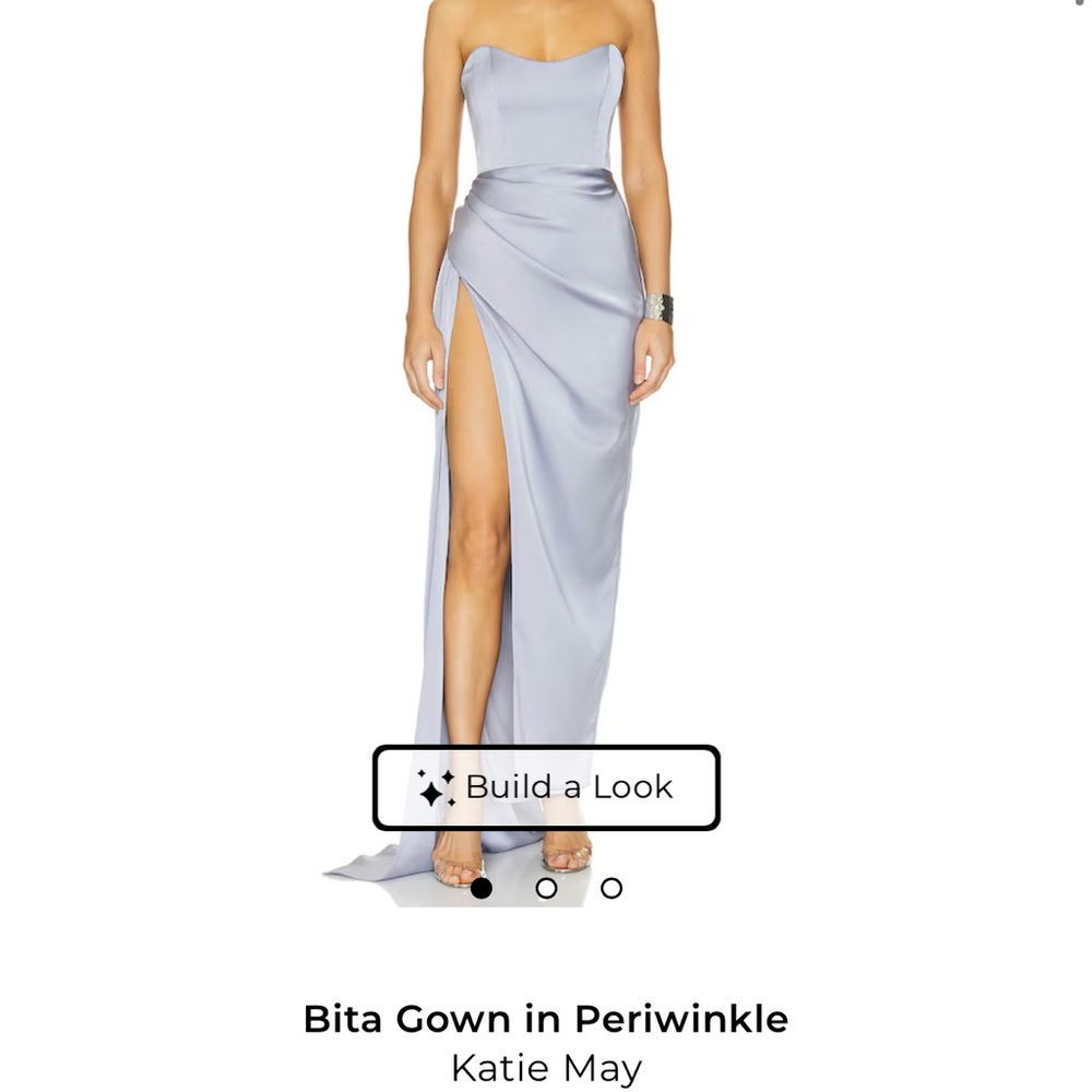 Katie May Strapless Light Blue Dress